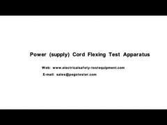 IEC60335-1 Figura 8 Controle PLC do aparelho de ensaio de flexão do cabo de alimentação