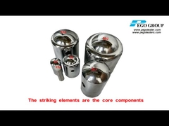 Elementos de colisão para o ensaio com martelo IEC60068-2-75