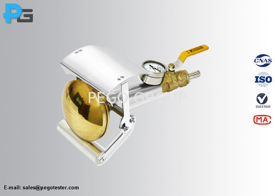Diâmetro do orifício 0,5 mm Baffle de alumínio IPX3/IPX4 Protecção contra penetração de ensaio Bocal de pulverização manual IEC60529 Cláusula 14.2.3/14.2.4