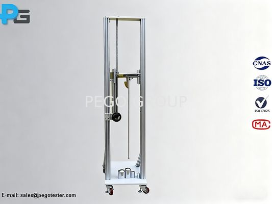 IK01 a IK11 Martelo de impacto de pêndulo com elementos de impacto de aço e poliamida para ensaios de resistência mecânica de 220 V, 50/60 Hz