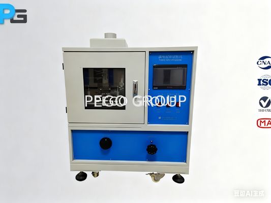 Aparelho de Teste de Índice de Rastreamento Padrão IEC60112 com Controle PLC, Alimentação 220V/50Hz e 12 Meses de Garantia