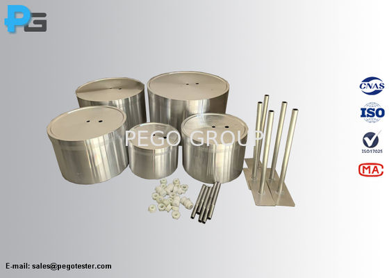 Vaso de ensaio padrão para queimador de gás conforme com a norma AS/NZS 5263.0 em alumínio de qualidade comercial com opções de diâmetro de 160 mm a 315 mm