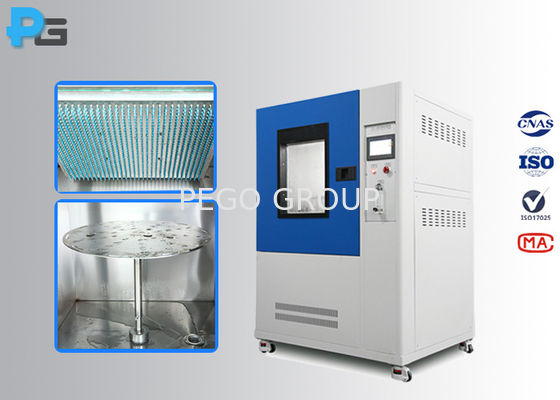 Pulverizador de água Jet Test Chamber do equipamento de testes IPX3 do IP do tela táctil do PLC IPX4